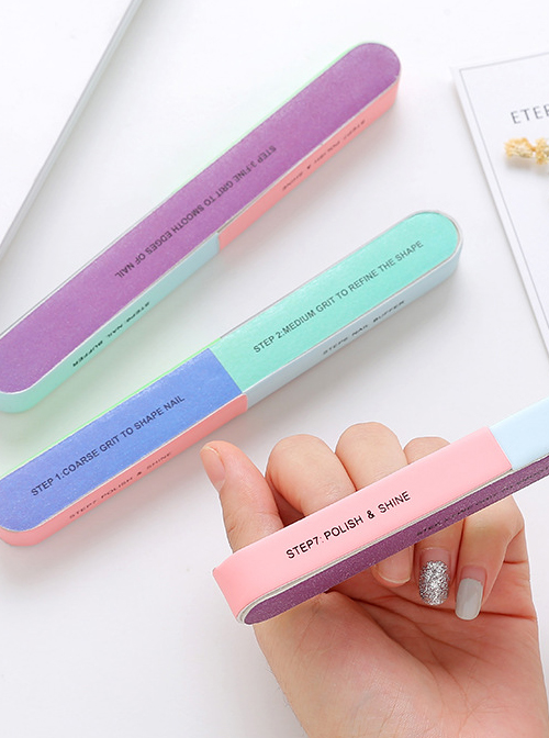 Manicure Tools Portable Six Sides Polishing Strip