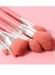 Dreamy Blue And Pink 12 Makeup Brushes Set