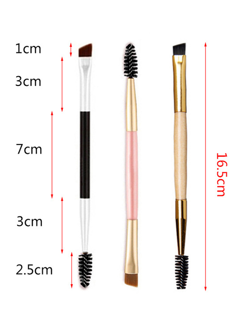 Eyebrow Brush Eyelash Brush Double Head Makeup Brush