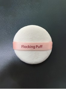 Loose Powder Puff Round Flocking Puff