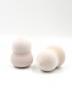 Dry Wet Dual-use Beauty Egg Makeup Puff Flocking Powder Puff