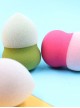 Dry Wet Dual-use Beauty Egg Makeup Puff Flocking Powder Puff