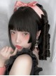 Black Elegant Roman Roll Ponytail Braid Wig Classic Lolita Wigs