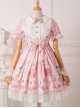 Blueberry Berry Series OP Printing Sweet Lolita Short Sleeve Dress