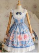 Blueberry Berry Series JSK Little High Waist Sweet Lolita Sling Dress