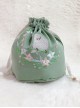 HanFu Pouch Chinese Style Retro Cute Bird Embroidery Handbag