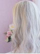 Flax Golden Gray Long Curly Wig Classic Lolita Wigs