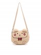 Cute Glutinous Rice Bear Plush Mobile Phone Small Bag Sweet Lolita Shoulder Bag