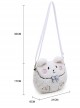 Cute Glutinous Rice Bear Plush Mobile Phone Small Bag Sweet Lolita Shoulder Bag