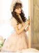 Good Night Fairy Tale Series OP Sweet Lolita Chiffon Short Sleeve Dress Full Set