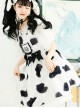 Cow Puffs Series JSK Printing Sweet Lolita Sling Dress