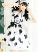 Cow Puffs Series JSK Printing Sweet Lolita Sling Dress