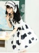 Cow Puffs Series JSK Printing Sweet Lolita Sling Dress