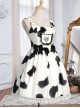 Cow Puffs Series JSK Printing Sweet Lolita Sling Dress