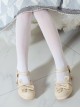 Cute Rabbit Ears Bowknot Sweet Lolita Thick Heel High Heel Shoes