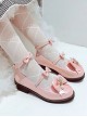 JK British PU Leather Shoes Bowknot Classic Lolita Flat Shoes