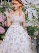 Everlasting Love Series JSK Elegant Printing Classic Lolita Sling Dress