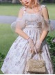 Everlasting Love Series JSK Elegant Printing Classic Lolita Sling Dress