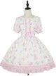 Jelly Bear Series OP Cute Printing Sweet Lolita Short Sleeve Dress