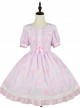 Jelly Bear Series OP Cute Printing Sweet Lolita Short Sleeve Dress