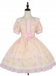 Jelly Bear Series OP Cute Printing Sweet Lolita Short Sleeve Dress