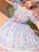 Jelly Bear Series OP Cute Printing Sweet Lolita Short Sleeve Dress