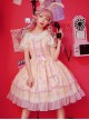 Jelly Bear Series JSK Printing Sweet Lolita Sling Dress