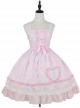 Jelly Bear Series JSK Printing Sweet Lolita Sling Dress