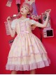 Jelly Bear Series JSK Printing Sweet Lolita Sling Dress