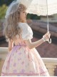 Jelly Bear Series JSK Printing Sweet Lolita Sling Dress