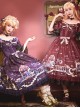 Blue Enchantress Series OP Gorgeous Classic Lolita Short Sleeve Dress