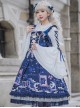 Blue Enchantress Series JSK Gorgeous Classic Lolita Sling Dress