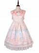 Ballet Rabbit Series JSK Bowknot Sweet Lolita Sling Dress