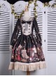 Travelers Series OP Printing Retro Classic Lolita Long Sleeve Dress