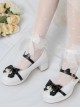 Thick Heel Cute Bowknot Sweet Lolita High Heel Shoes