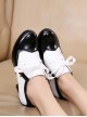 Table Leg Shaped Heel Silk Ribbon Retro Classic Lolita High Heel Shoes