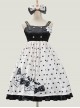 Baby Bear Series Dot Printing Sweet Lolita Sling Dress