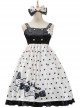 Baby Bear Series Dot Printing Sweet Lolita Sling Dress