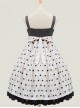 Baby Bear Series Dot Printing Sweet Lolita Sling Dress