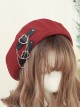 Detachable Heart Decoration Summer Style Breathable Sweet Lolita Beret