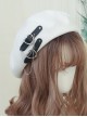 Detachable Heart Decoration Summer Style Breathable Sweet Lolita Beret