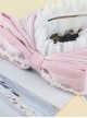 Cute Cloth Big Bowknot Lace Sweet Lolita Hairband Available In Multiple Colors