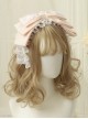 Cute Cloth Big Bowknot Lace Sweet Lolita Hairband Available In Multiple Colors