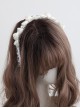 French Retro Rose Bowknot Lace Classic Lolita Headband