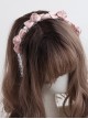 French Retro Rose Bowknot Lace Classic Lolita Headband