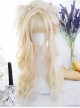 Golden Hair Tail Layering Long Curly Wigs Sweet Lolita Wigs