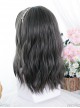 Dark Gray Medium Long Natural Slightly Curly Wig Classic Lolita Wigs