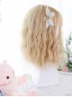 Golden Short Natural Slightly Water Ripple Curly Wig Classic Lolita Wigs