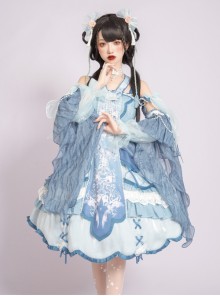 Phoenix Chirping Series JSK Chinese Style Classic Lolita Sling Dress