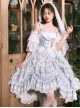 Flower Marriage Series JSK Elegant Gorgeous Classic Lolita Tea Party Sling Dress